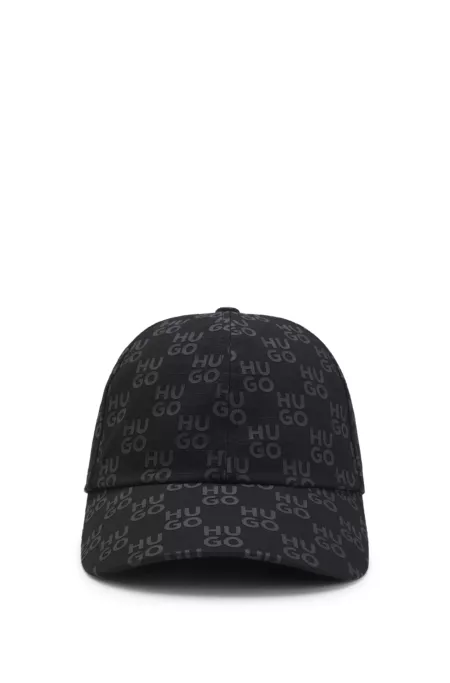 Ripstop cotton cap with tonal logo