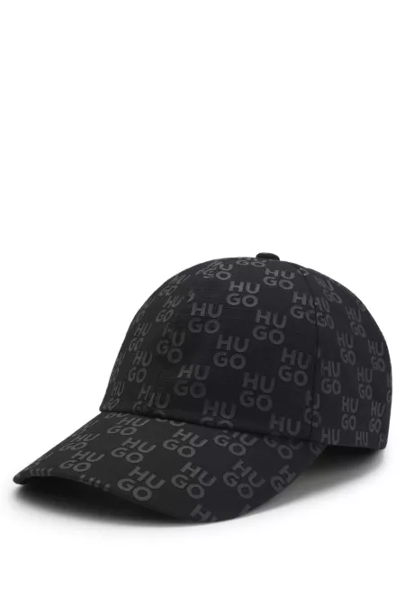 Ripstop cotton cap with tonal logo