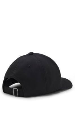 BOSS x ASTON MARTIN gorra con insignia alada de ante, Negro