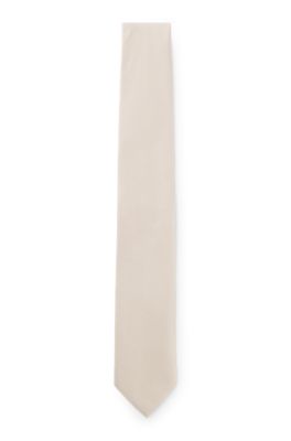 Corbata formal con dibujo en jacquard, Caqui