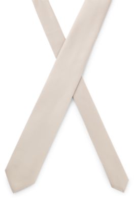 Corbata formal con dibujo en jacquard, Caqui