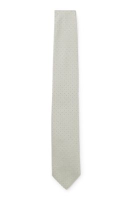 Corbata de seda con microestampado, Cal