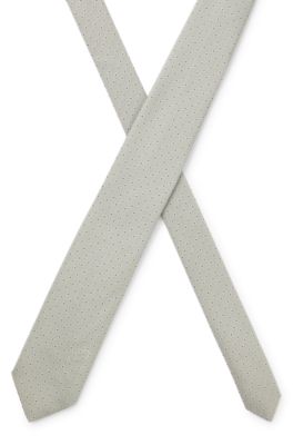 Corbata de seda con microestampado, Cal