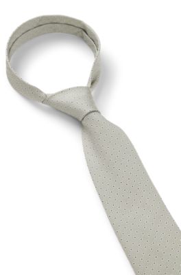 Corbata de seda con microestampado, Cal