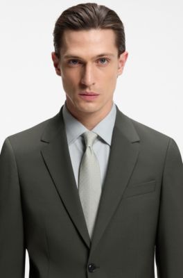 Corbata de seda con microestampado, Cal