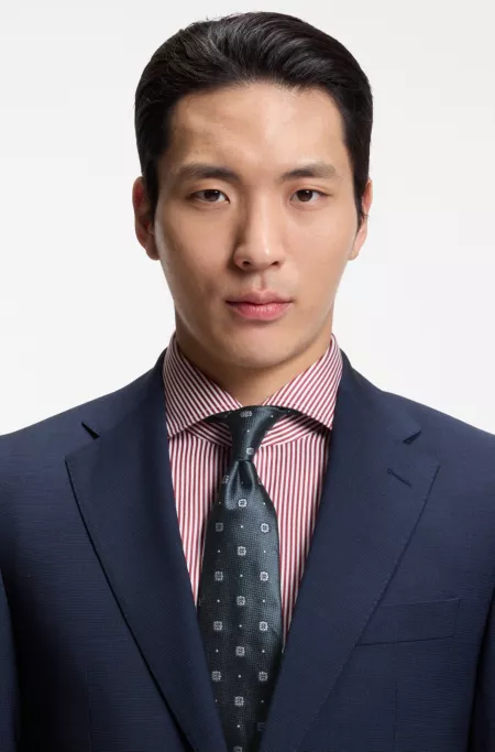 BOSS ONE Silk tie with jacquard pattern