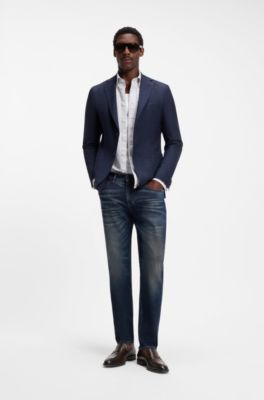 Mocassins en cuir &agrave; monogramme Double&nbsp;B, Marron fonc&eacute;