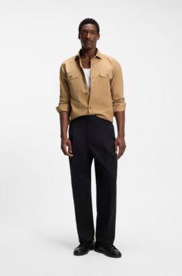 Deportivas Gary de piel cepillada, Negro