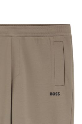 Pantalones de ch&aacute;ndal de algod&oacute;n con logo bordado, Cal