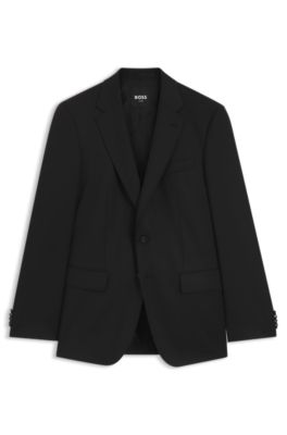 BOSS ONE slim-fit suit jacket, Black