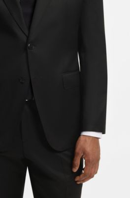 BOSS ONE slim-fit suit jacket, Black