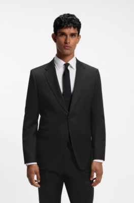 BOSS ONE slim-fit suit jacket, Black