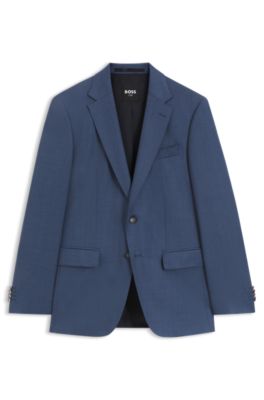 BOSS ONE slim-fit suit jacket, Light Blue