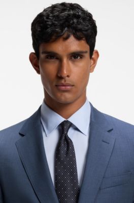 BOSS ONE slim-fit suit jacket, Light Blue
