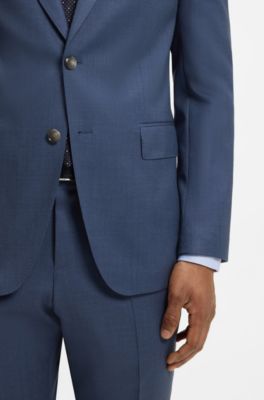 BOSS ONE slim-fit suit jacket, Light Blue