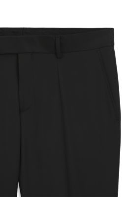BOSS ONE slim-fit pants, Black