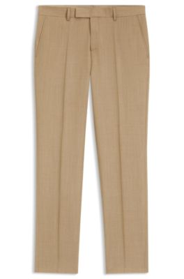 BOSS ONE pantalones slim fit, Beige
