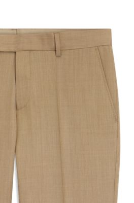 BOSS ONE pantalones slim fit, Beige
