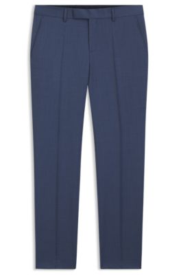 BOSS ONE slim-fit pants, Light Blue