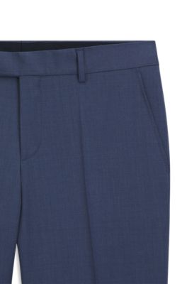 BOSS ONE slim-fit pants, Light Blue