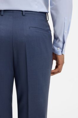 BOSS ONE slim-fit pants, Light Blue