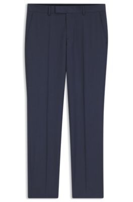 BOSS ONE pantalones slim fit, Celeste