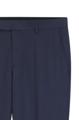 BOSS ONE pantalones slim fit, Celeste