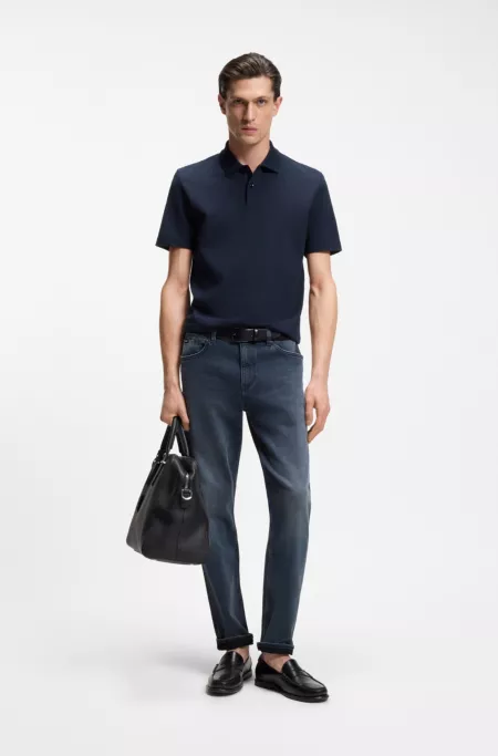 Regular-fit jeans in a stretch cotton blend