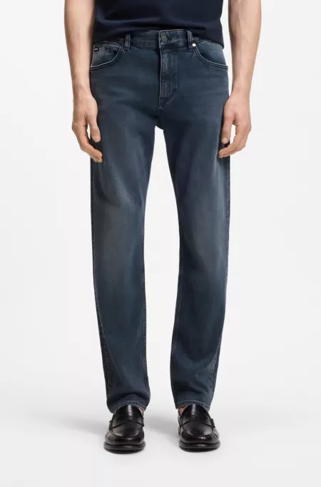 Regular-fit jeans in a stretch cotton blend