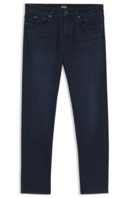 Delaware Vaqueros slim fit de algod&oacute;n el&aacute;stico, Azul oscuro