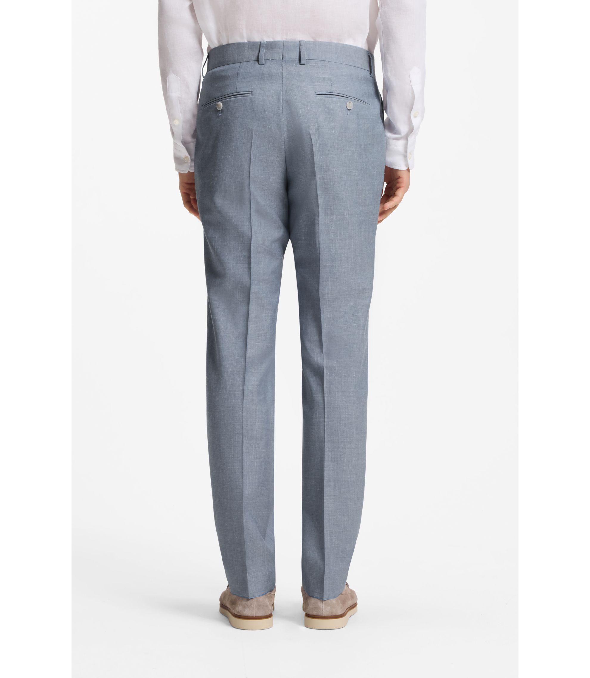 fashion nova fitted dresses Light Grey Slim Pants – The Suit Shop Co