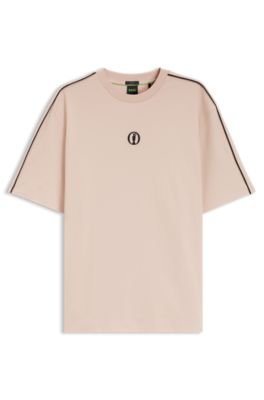 Camiseta The Open de algod&oacute;n con gr&aacute;fico de golf, Naranja claro