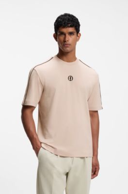 Camiseta The Open de algod&oacute;n con gr&aacute;fico de golf, Naranja claro