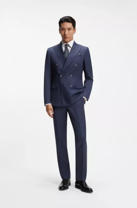 BOSS ONE slim-fit suit jacket in virgin wool