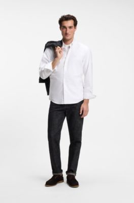 Oxford Cotton Shirt, White