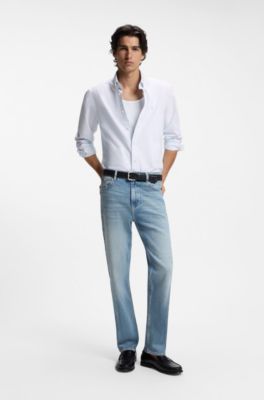 Oxford Cotton Shirt, Light Blue