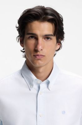 Oxford Cotton Shirt, Light Blue