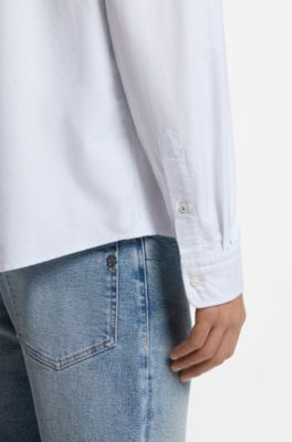 Oxford Cotton Shirt, Light Blue