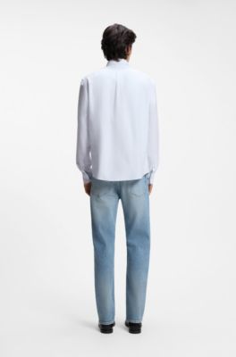 Oxford Cotton Shirt, Light Blue