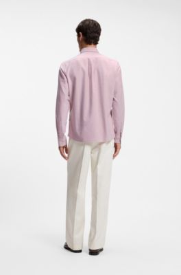 Chemise en coton Oxford, Rouge clair