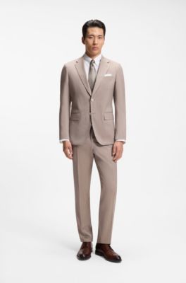 Camisa slim fit en popel&iacute;n de algod&oacute;n de tacto suave, Blanco