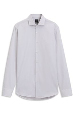 Camisa regular fit de algod&oacute;n con estructura, Cal