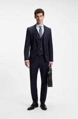 Camisa regular fit de algod&oacute;n con estructura, Celeste