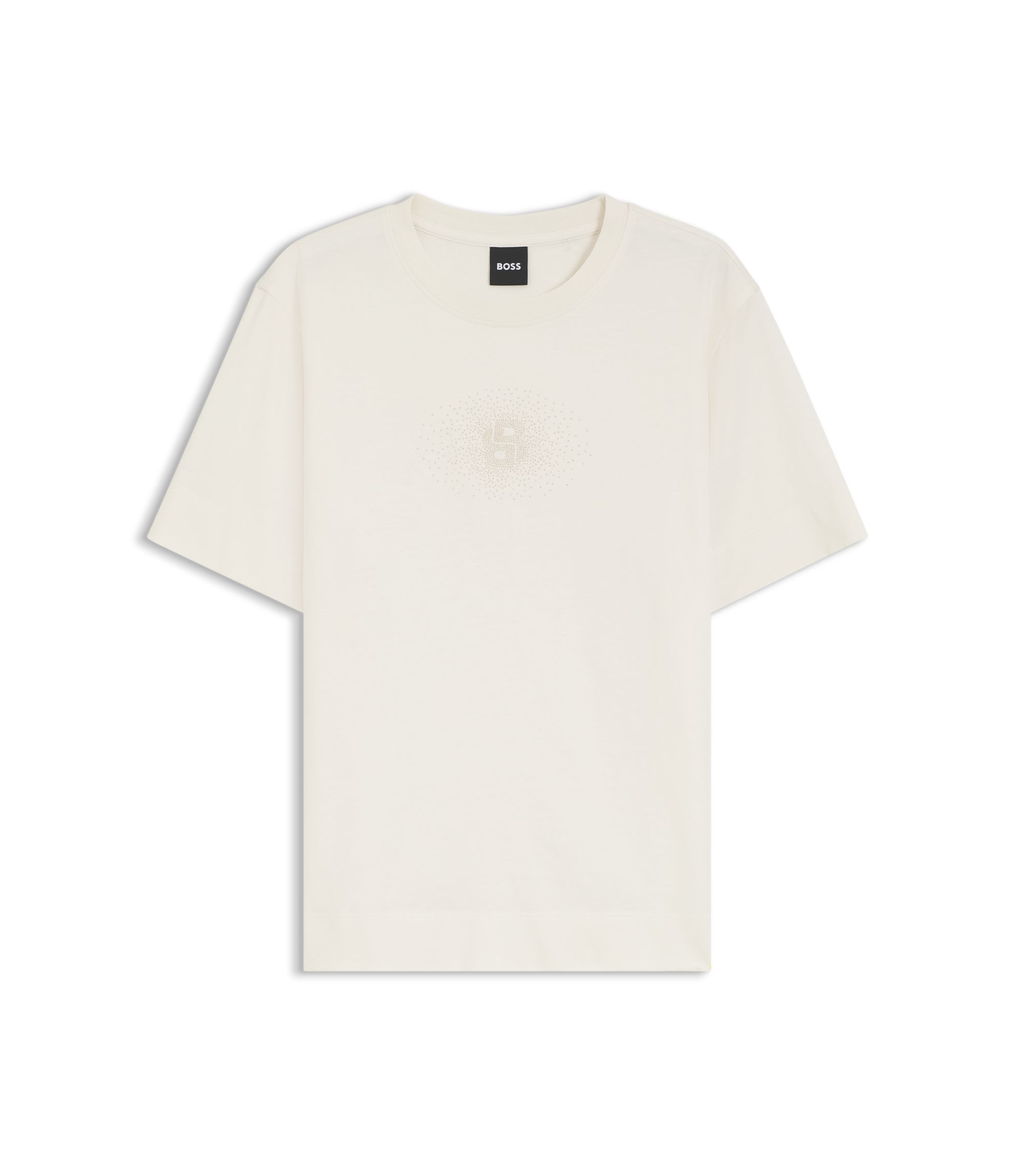 BOSS - Regular-fit cotton T-shirt with Double-B monogram 