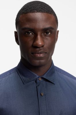 Casual-fit denim shirt, Light Blue