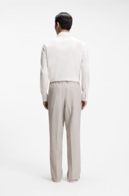 Regular-fit shirt in performance-stretch fabric, White
