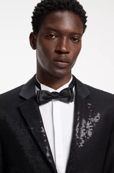 Silk-blend bow tie