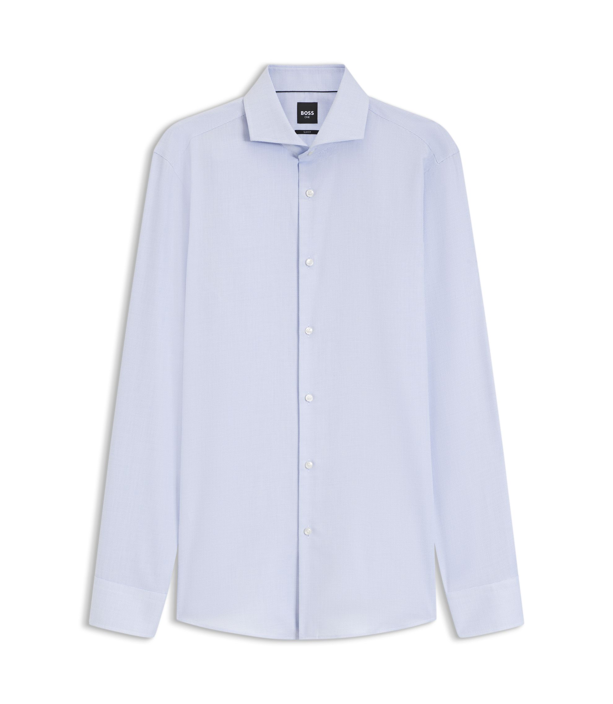 light blue dress shirt slim fit Lenox This dress Leeward Trim Fit Solid Performance