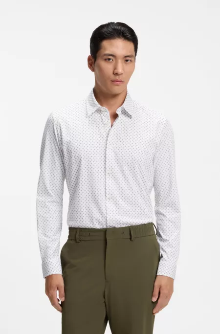 Slim-Fit Printed Shirt