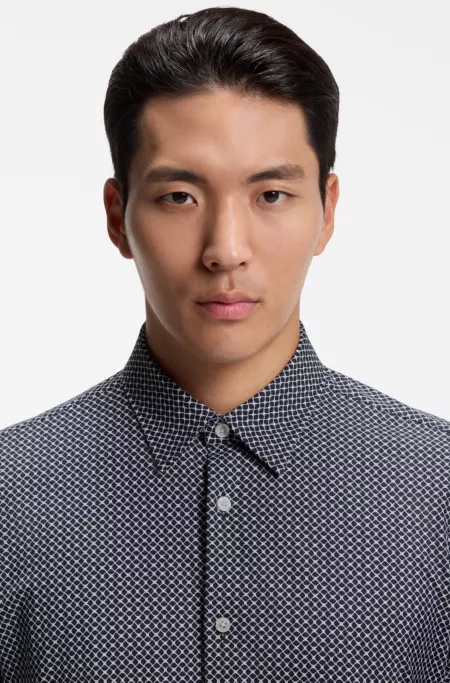 Slim-Fit Printed Shirt